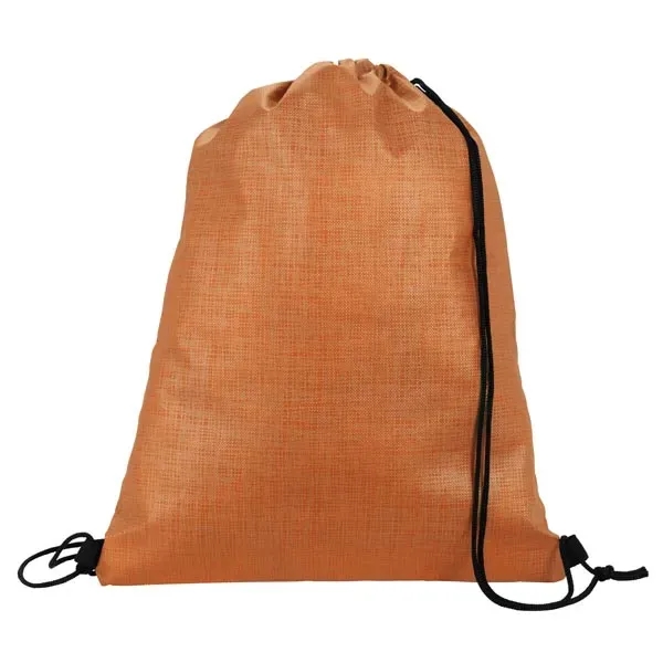 Non-Woven Shimmer Drawstring Backpack - Non-Woven Shimmer Drawstring Backpack - Image 11 of 19