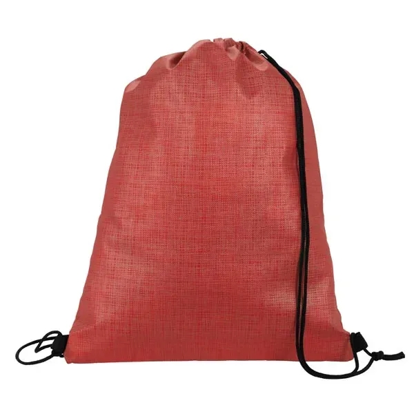 Non-Woven Shimmer Drawstring Backpack - Non-Woven Shimmer Drawstring Backpack - Image 15 of 19