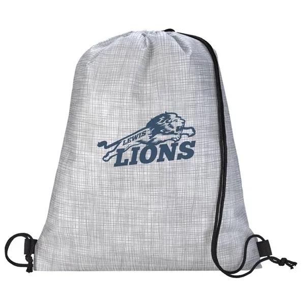 Non-Woven Shimmer Drawstring Backpack - Non-Woven Shimmer Drawstring Backpack - Image 19 of 19