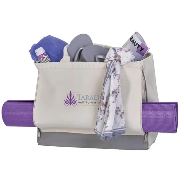 Yoga Retreat Cotton Tote - Yoga Retreat Cotton Tote - Image 3 of 10