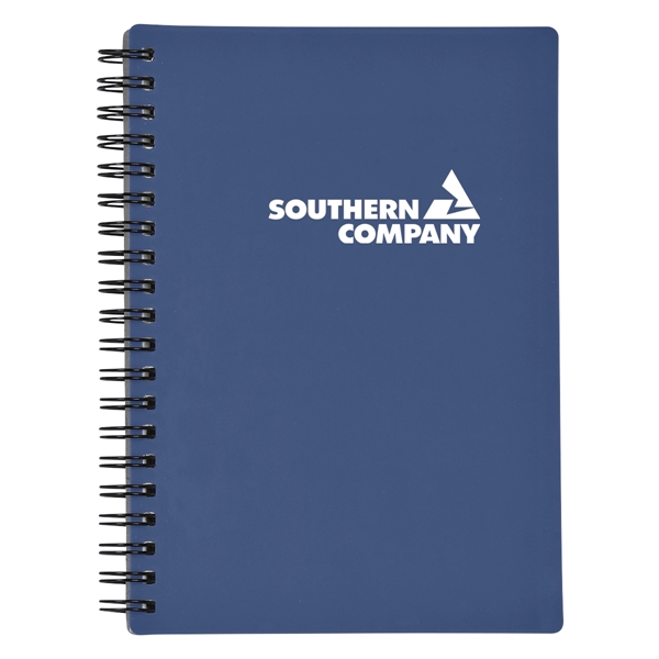 Rubberized Spiral Bound Notebook - Rubberized Spiral Bound Notebook - Image 0 of 1