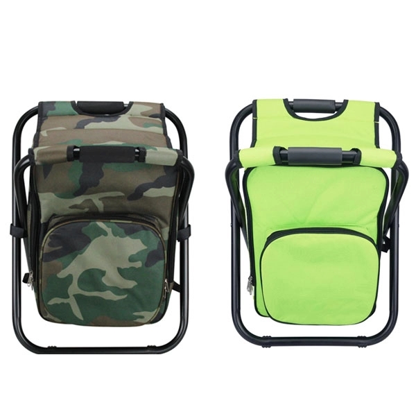Portable Folding Fishing Chair Stool Cooler Backpack - Portable Folding Fishing Chair Stool Cooler Backpack - Image 6 of 6
