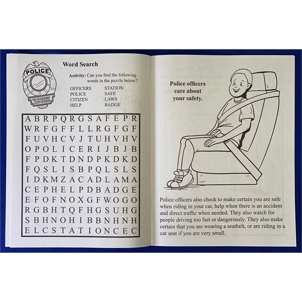 A Visit to the Police Station Coloring and Activity Book - A Visit to the Police Station Coloring and Activity Book - Image 1 of 2