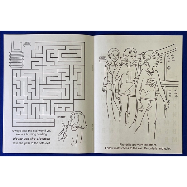 Fire Safety Coloring Book - Fire Safety Coloring Book - Image 1 of 2