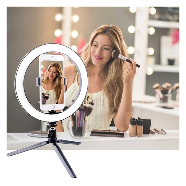 10.5 inch Desktop Ring Light - 10.5 inch Desktop Ring Light - Image 1 of 8