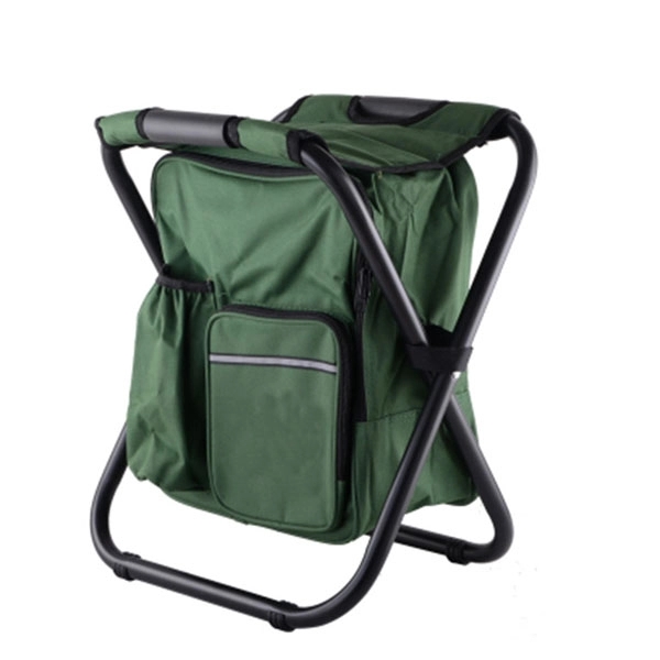 Portable Backpack Stool Cooler Bag Folding Chair - Portable Backpack Stool Cooler Bag Folding Chair - Image 1 of 10