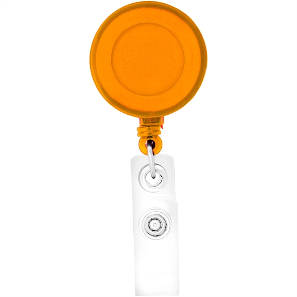 Round-Shaped Retractable Badge Holder - Round-Shaped Retractable Badge Holder - Image 6 of 12