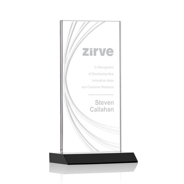 Hawkins Liquid Crystal™ Award - Black - Hawkins Liquid Crystal™ Award - Black - Image 3 of 6