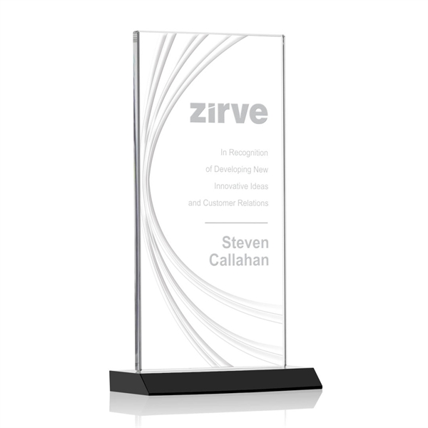 Hawkins Liquid Crystal™ Award - Black - Hawkins Liquid Crystal™ Award - Black - Image 5 of 6
