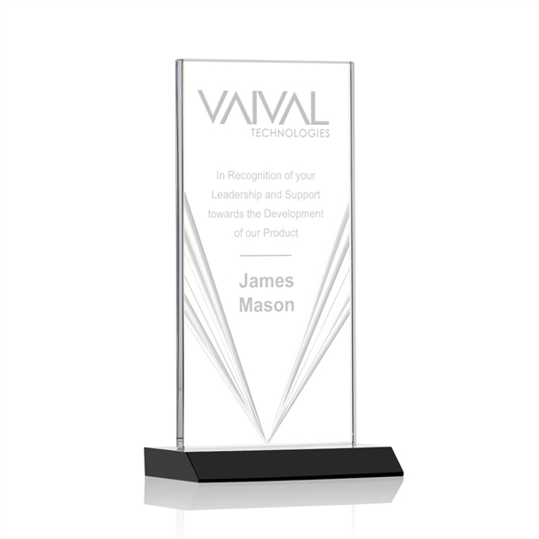 Seaford Liquid Crystal™ Award - Black - Seaford Liquid Crystal™ Award - Black - Image 3 of 6