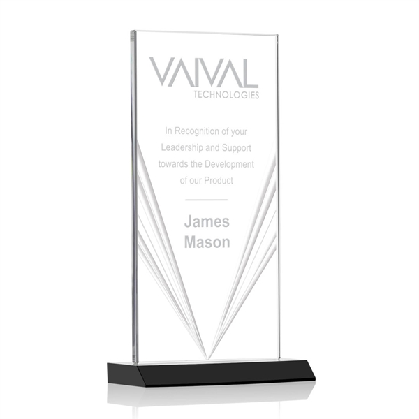 Seaford Liquid Crystal™ Award - Black - Seaford Liquid Crystal™ Award - Black - Image 5 of 6