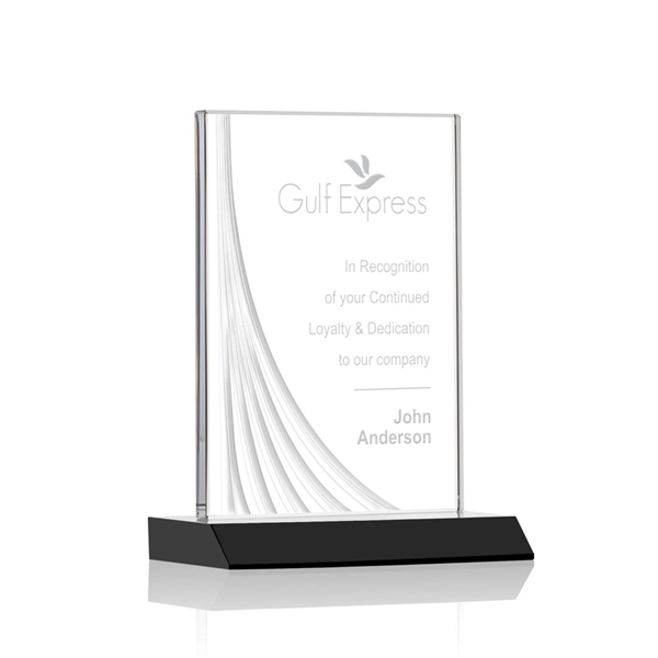 Leighton Liquid Crystal™  Award - Black - Leighton Liquid Crystal™  Award - Black - Image 1 of 6