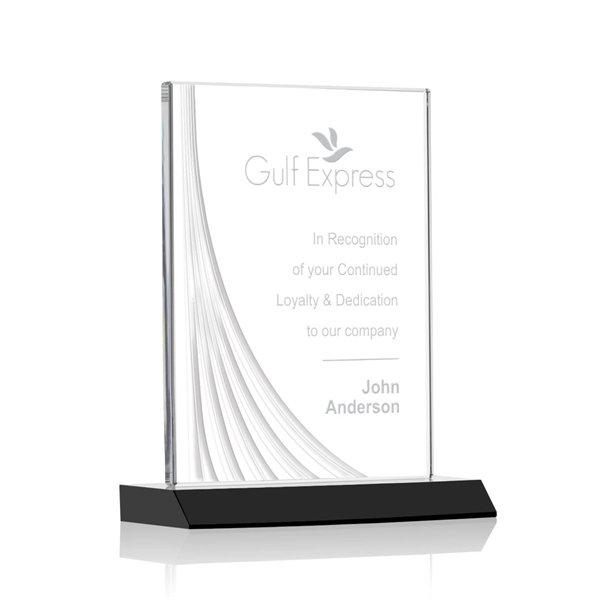 Leighton Liquid Crystal™  Award - Black - Leighton Liquid Crystal™  Award - Black - Image 3 of 6