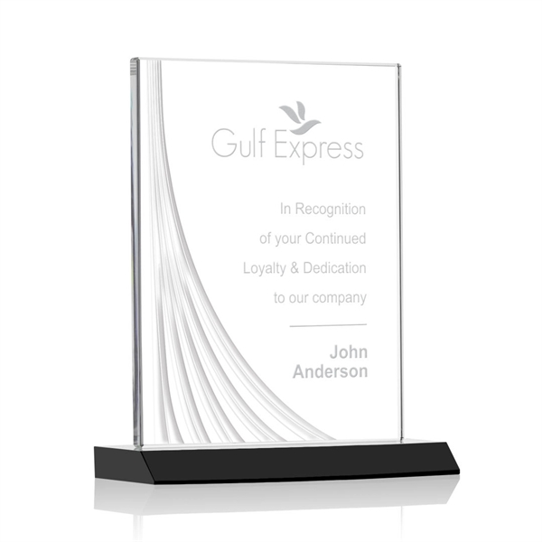 Leighton Liquid Crystal™  Award - Black - Leighton Liquid Crystal™  Award - Black - Image 5 of 6