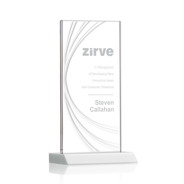 Hawkins Liquid Crystal™ Award - White - Hawkins Liquid Crystal™ Award - White - Image 3 of 6