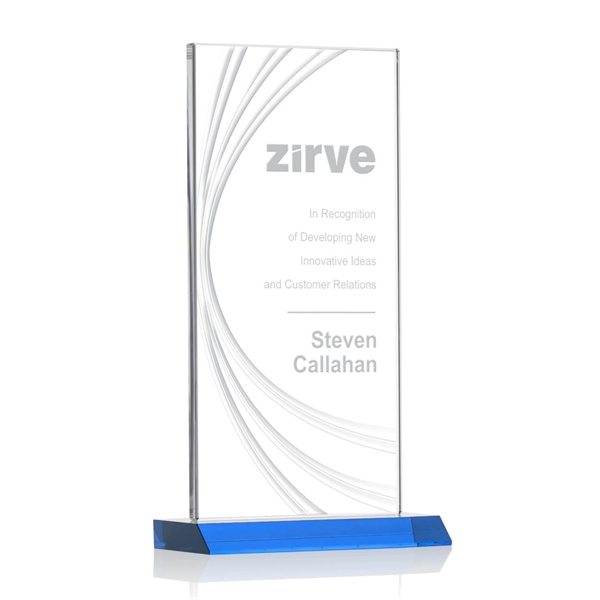 Hawkins Liquid Crystal™  Award - Sky Blue - Hawkins Liquid Crystal™  Award - Sky Blue - Image 5 of 6