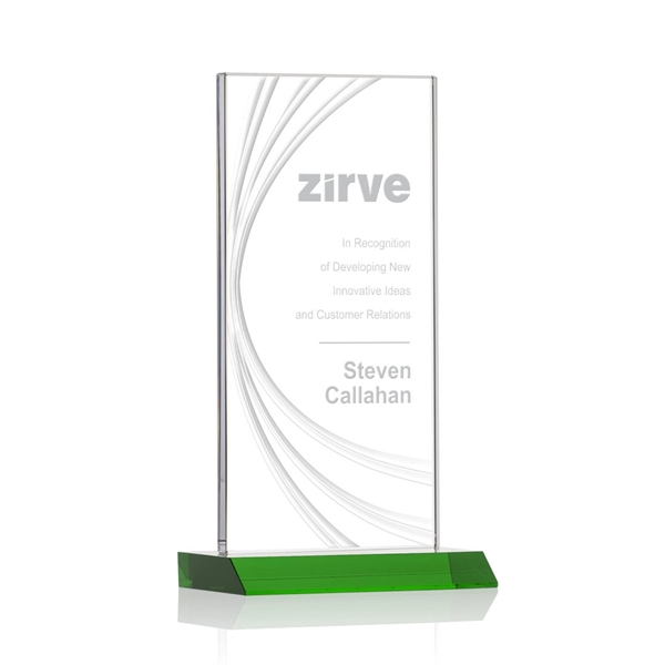 Hawkins Liquid Crystal™ Award - Green - Hawkins Liquid Crystal™ Award - Green - Image 3 of 6