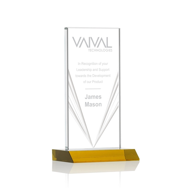 Seaford Liquid Crystal™ Award - Amber - Seaford Liquid Crystal™ Award - Amber - Image 1 of 6