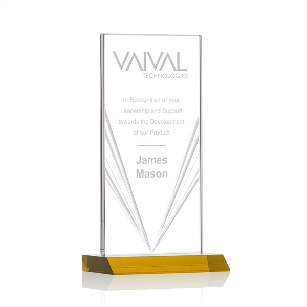 Seaford Liquid Crystal™ Award - Amber - Seaford Liquid Crystal™ Award - Amber - Image 3 of 6