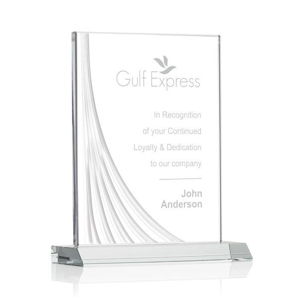 Leighton Liquid Crystal™ Award - Clear - Leighton Liquid Crystal™ Award - Clear - Image 5 of 6