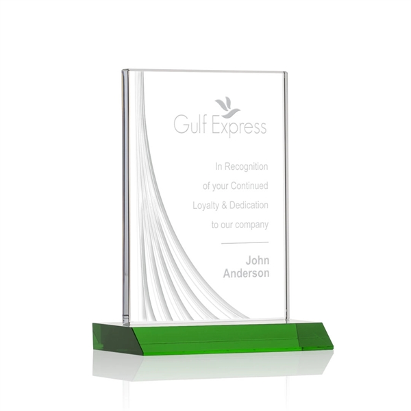 Leighton Liquid Crystal™ Award - Green - Leighton Liquid Crystal™ Award - Green - Image 1 of 6