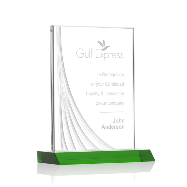 Leighton Liquid Crystal™ Award - Green - Leighton Liquid Crystal™ Award - Green - Image 3 of 6