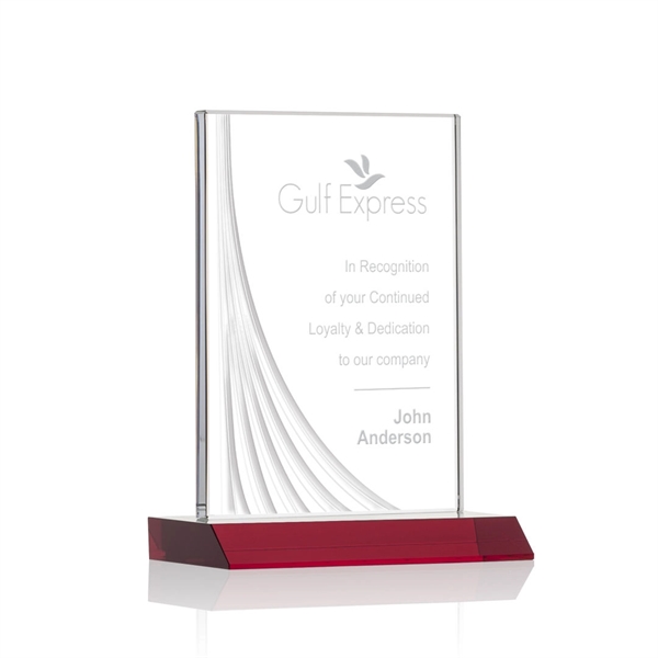 Leighton Liquid Crystal™ Award - Red - Leighton Liquid Crystal™ Award - Red - Image 1 of 6