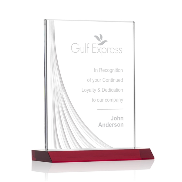 Leighton Liquid Crystal™ Award - Red - Leighton Liquid Crystal™ Award - Red - Image 5 of 6