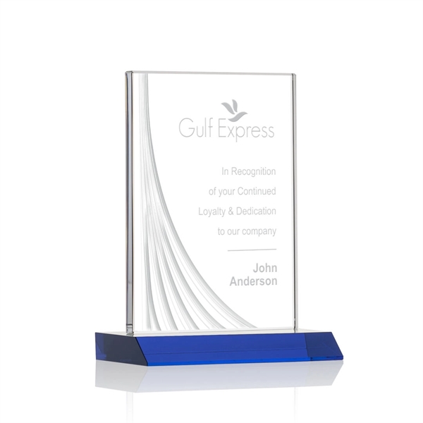 Leighton Liquid Crystal™  Award - Blue - Leighton Liquid Crystal™  Award - Blue - Image 1 of 6