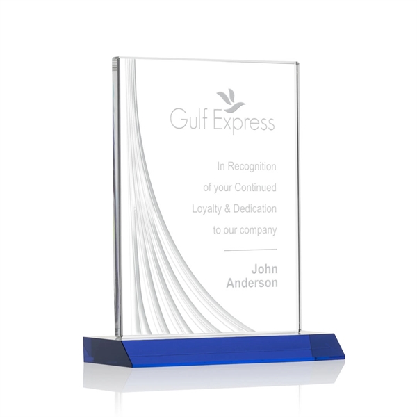 Leighton Liquid Crystal™  Award - Blue - Leighton Liquid Crystal™  Award - Blue - Image 3 of 6