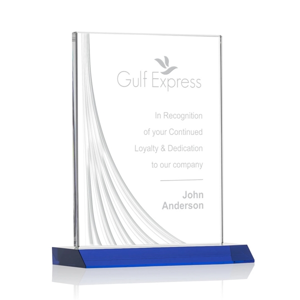 Leighton Liquid Crystal™  Award - Blue - Leighton Liquid Crystal™  Award - Blue - Image 5 of 6
