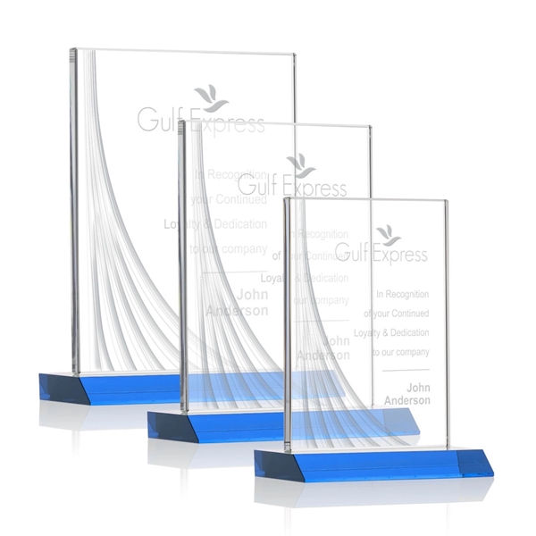 Leighton Liquid Crystal™ Award - Sky Blue - Leighton Liquid Crystal™ Award - Sky Blue - Image 0 of 6