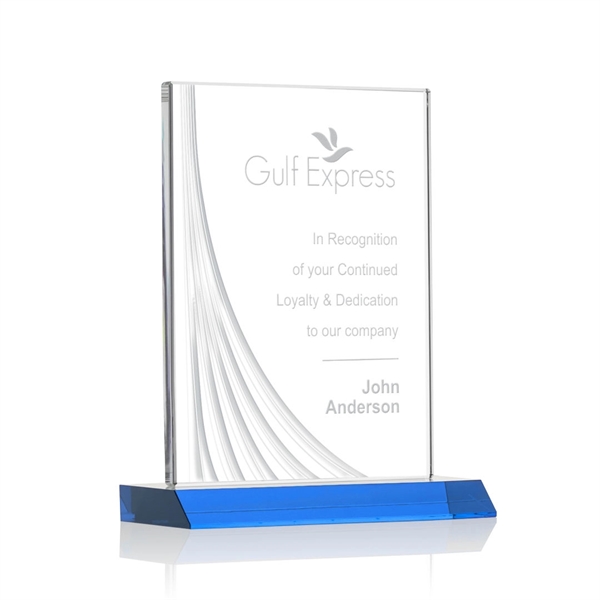 Leighton Liquid Crystal™ Award - Sky Blue - Leighton Liquid Crystal™ Award - Sky Blue - Image 3 of 6
