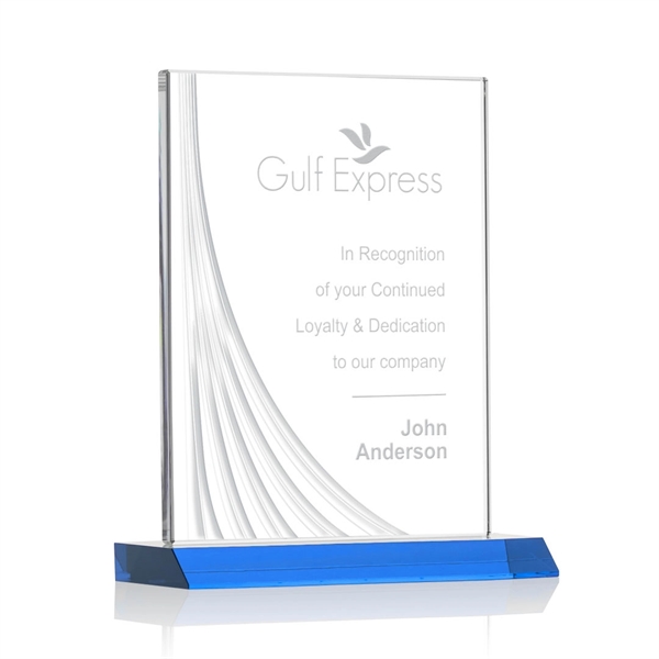 Leighton Liquid Crystal™ Award - Sky Blue - Leighton Liquid Crystal™ Award - Sky Blue - Image 5 of 6