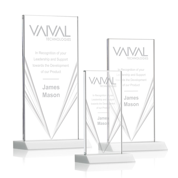 Seaford Liquid Crystal™ Award - White - Seaford Liquid Crystal™ Award - White - Image 0 of 6