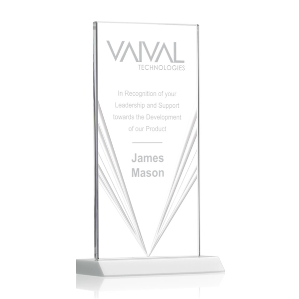 Seaford Liquid Crystal™ Award - White - Seaford Liquid Crystal™ Award - White - Image 5 of 6