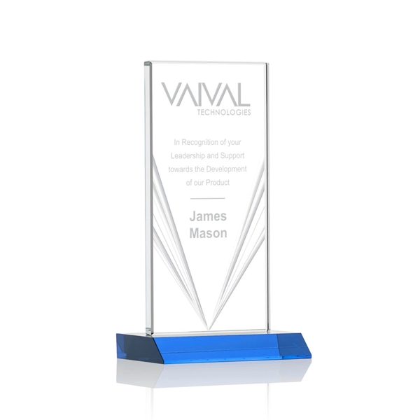 Seaford Liquid Crystal™  Award - Sky Blue - Seaford Liquid Crystal™  Award - Sky Blue - Image 1 of 6