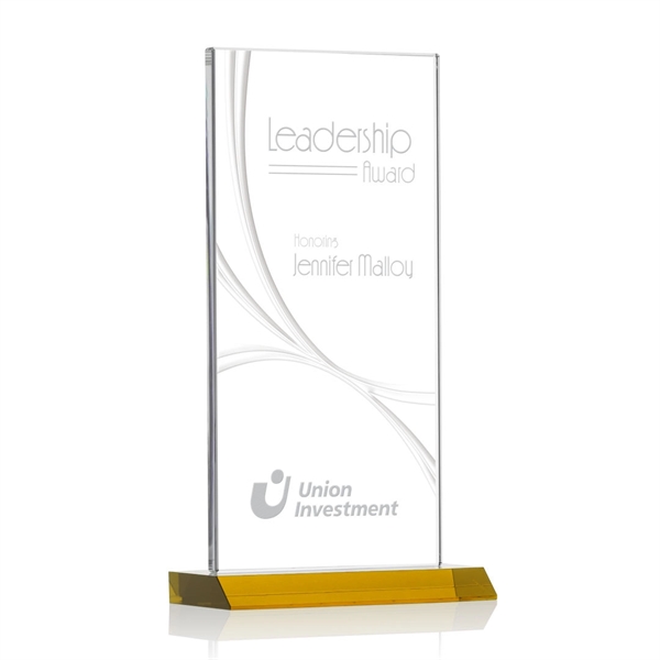 Keane Liquid Crystal™ Award - Amber - Keane Liquid Crystal™ Award - Amber - Image 5 of 6