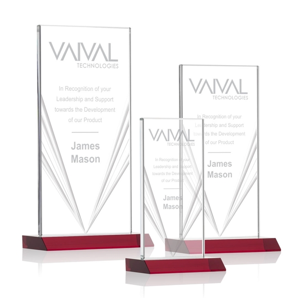Seaford Liquid Crystal™ Award - Red - Seaford Liquid Crystal™ Award - Red - Image 0 of 6