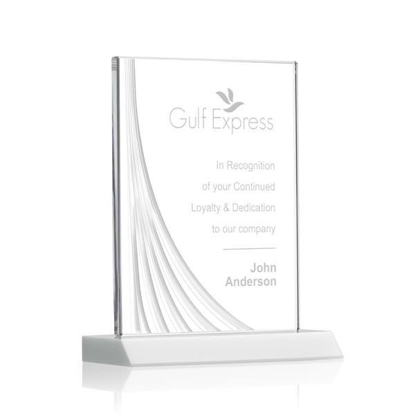 Leighton Liquid Crystal™ Award - White - Leighton Liquid Crystal™ Award - White - Image 3 of 6