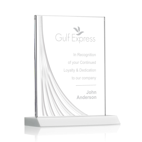 Leighton Liquid Crystal™ Award - White - Leighton Liquid Crystal™ Award - White - Image 5 of 6