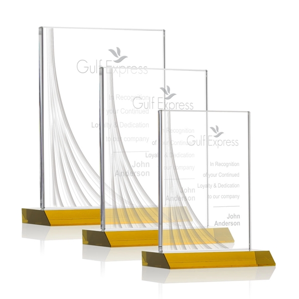 Leighton Liquid Crystal™ Award - Amber - Leighton Liquid Crystal™ Award - Amber - Image 0 of 6