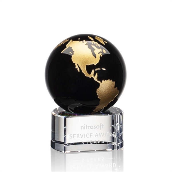 Custom Dundee Globe Award - Black/Gold