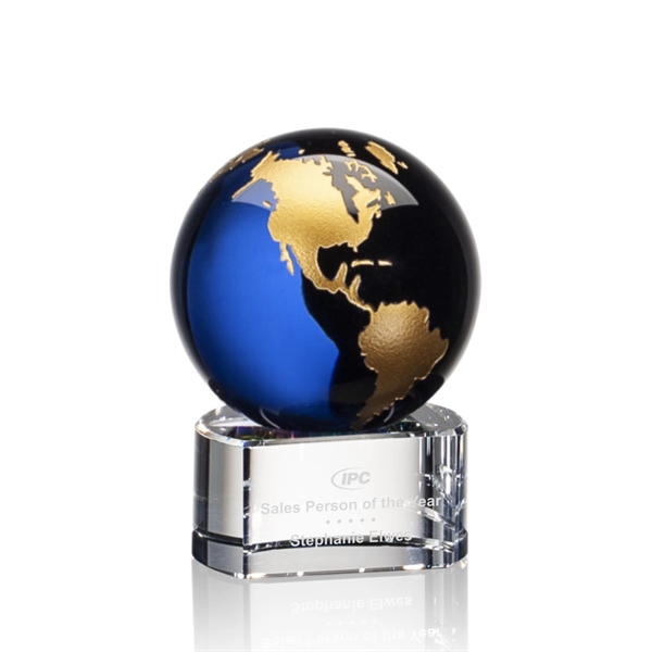Custom Dundee Globe Award - Blue/Gold