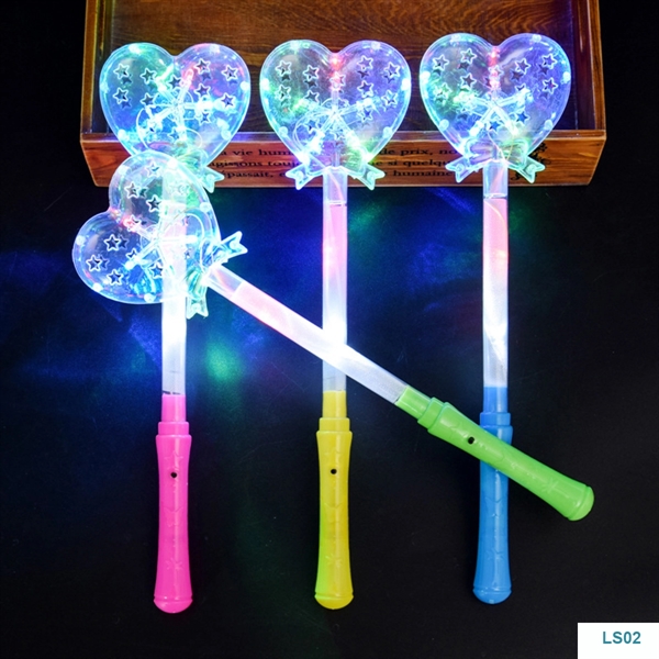 LED Light Up Frozen Snowflake Wand Toy For Kids - LED Light Up Frozen Snowflake Wand Toy For Kids - Image 2 of 4
