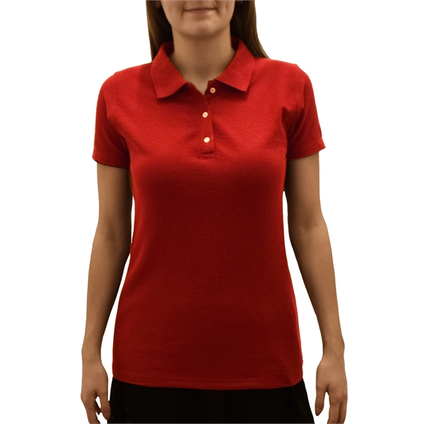 M&O Ladies S/S Soft Touch Polo - M&O Ladies S/S Soft Touch Polo - Image 3 of 32