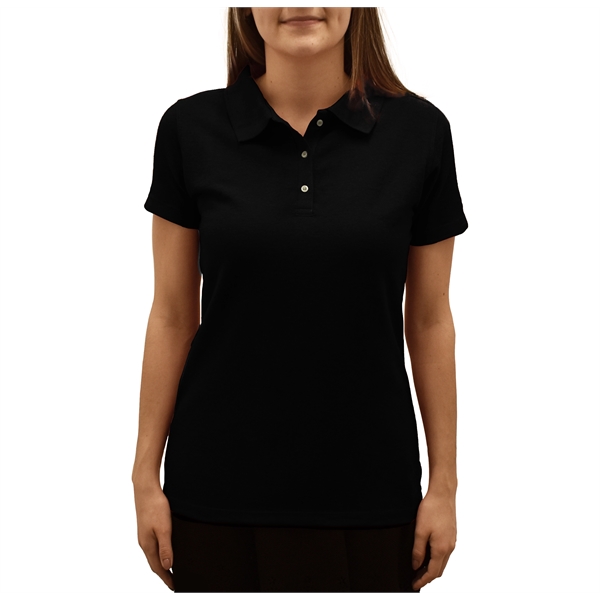M&O Ladies S/S Soft Touch Polo - M&O Ladies S/S Soft Touch Polo - Image 15 of 32