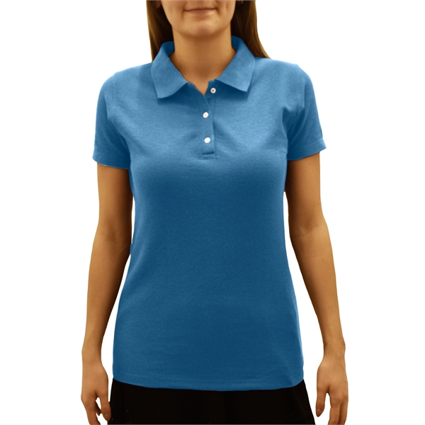 M&O Ladies S/S Soft Touch Polo - M&O Ladies S/S Soft Touch Polo - Image 24 of 32