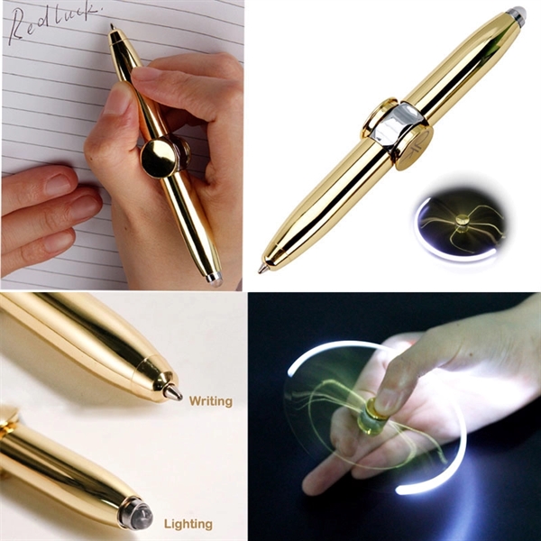Spinner Stylus, L.E.D Light & Ballpoint - Spinner Stylus, L.E.D Light & Ballpoint - Image 1 of 2