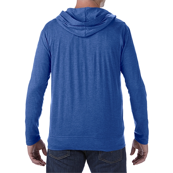 Anvil® Triblend Full Zip Hooded Jacket - Anvil® Triblend Full Zip Hooded Jacket - Image 3 of 11
